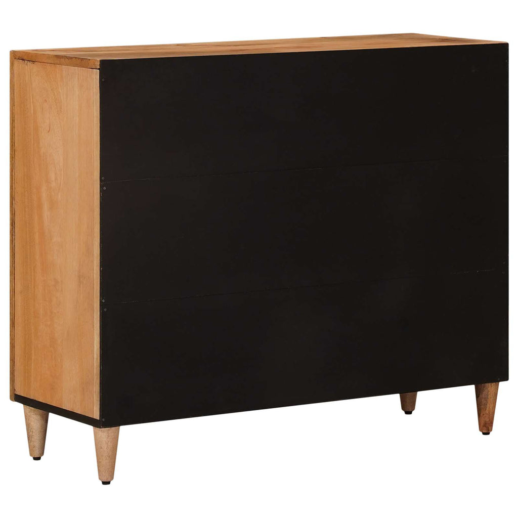 vidaXL Bufet z półką Naturalny 90 x 33 x 75 cm Drewno z mango