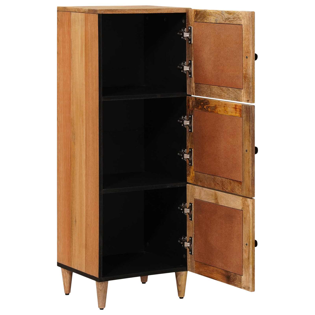 vidaXL Highboard z drzwiami Naturalny 40 x 33 x 110 cm Drewno z mango