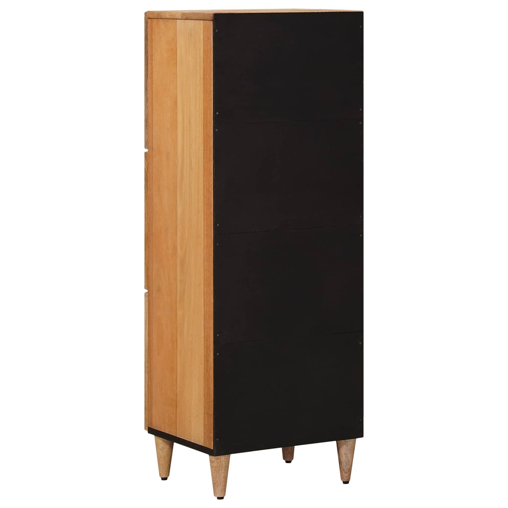 vidaXL Highboard z drzwiami Naturalny 40 x 33 x 110 cm Drewno z mango