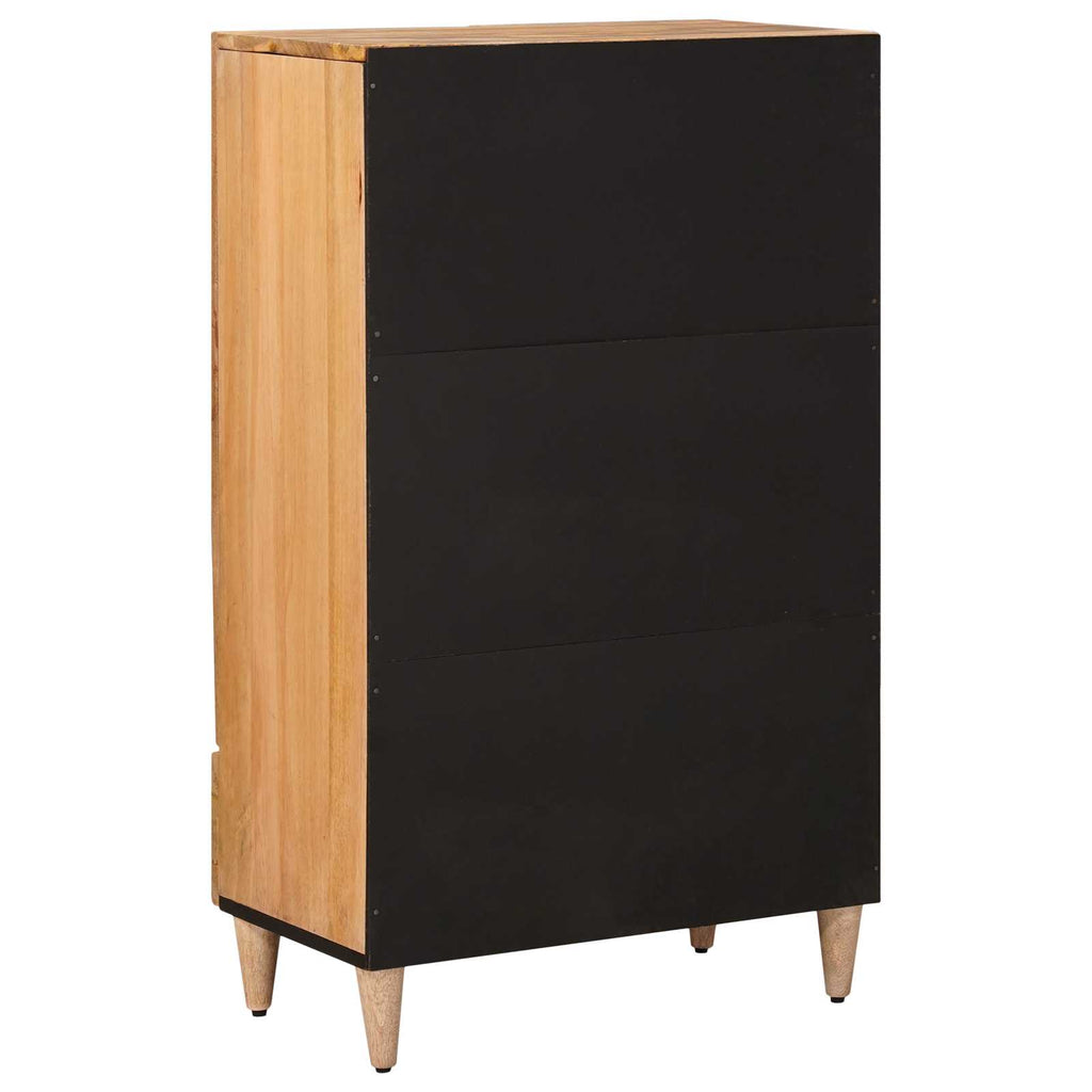 vidaXL Highboard Naturalny 60 x 33,5 x 100 cm Drewno z mango