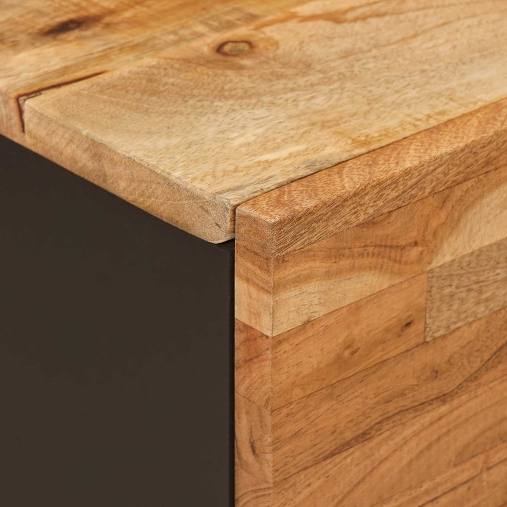 vidaXL Szafka Nocna 2 pcs Brązowy 40 x 33 x 46 cm Drewno z mango