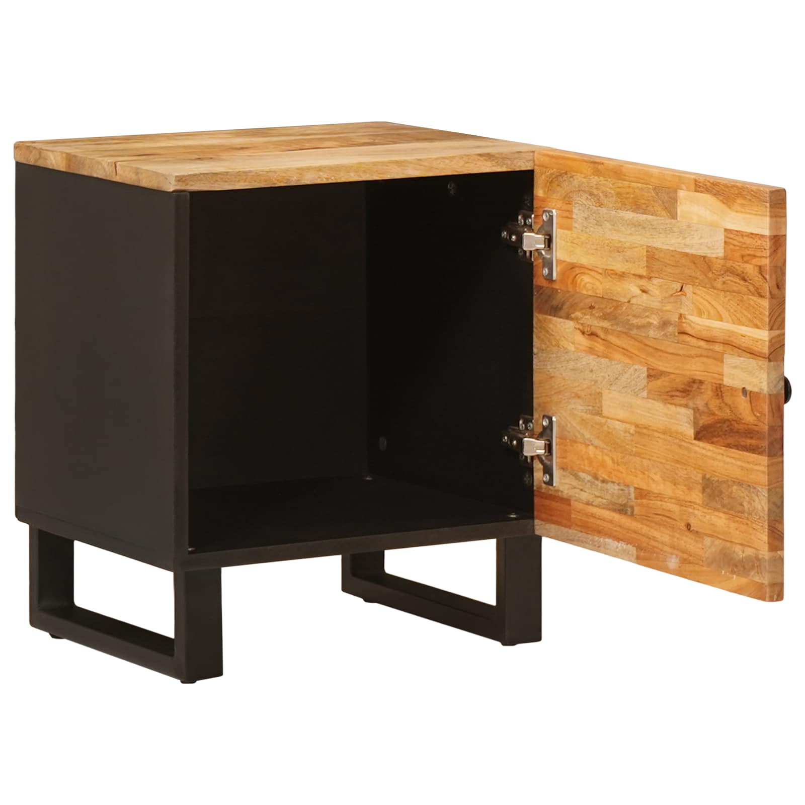vidaXL Szafka Nocna 2 pcs Brązowy 40 x 33 x 46 cm Drewno z mango