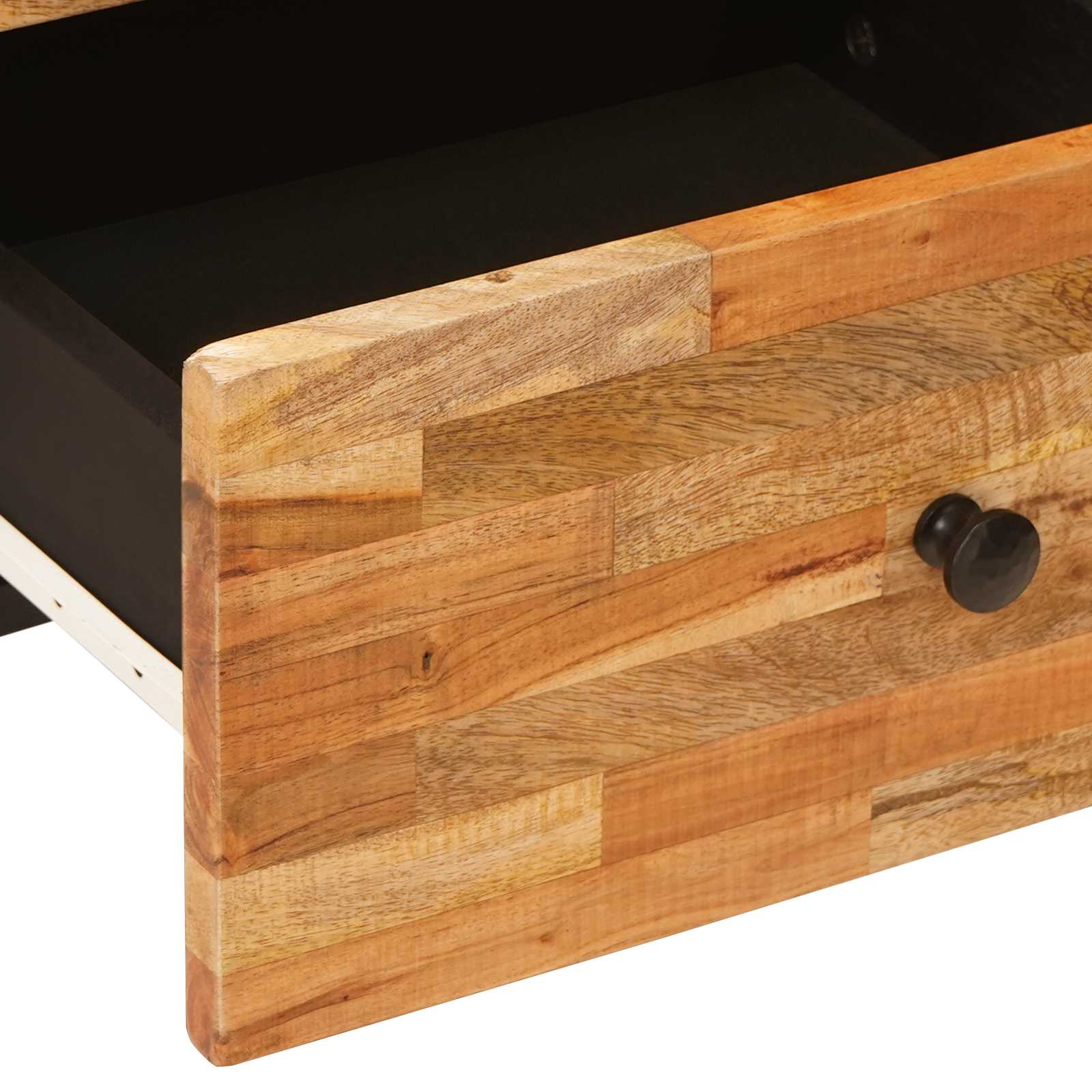 vidaXL Szafka Nocna 2 pcs Brązowy 40 x 33 x 46 cm Drewno z mango