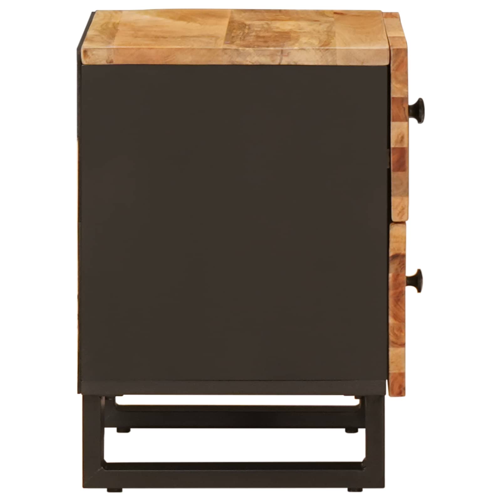 vidaXL Szafka Nocna 2 pcs Brązowy 40 x 33 x 46 cm Drewno z mango