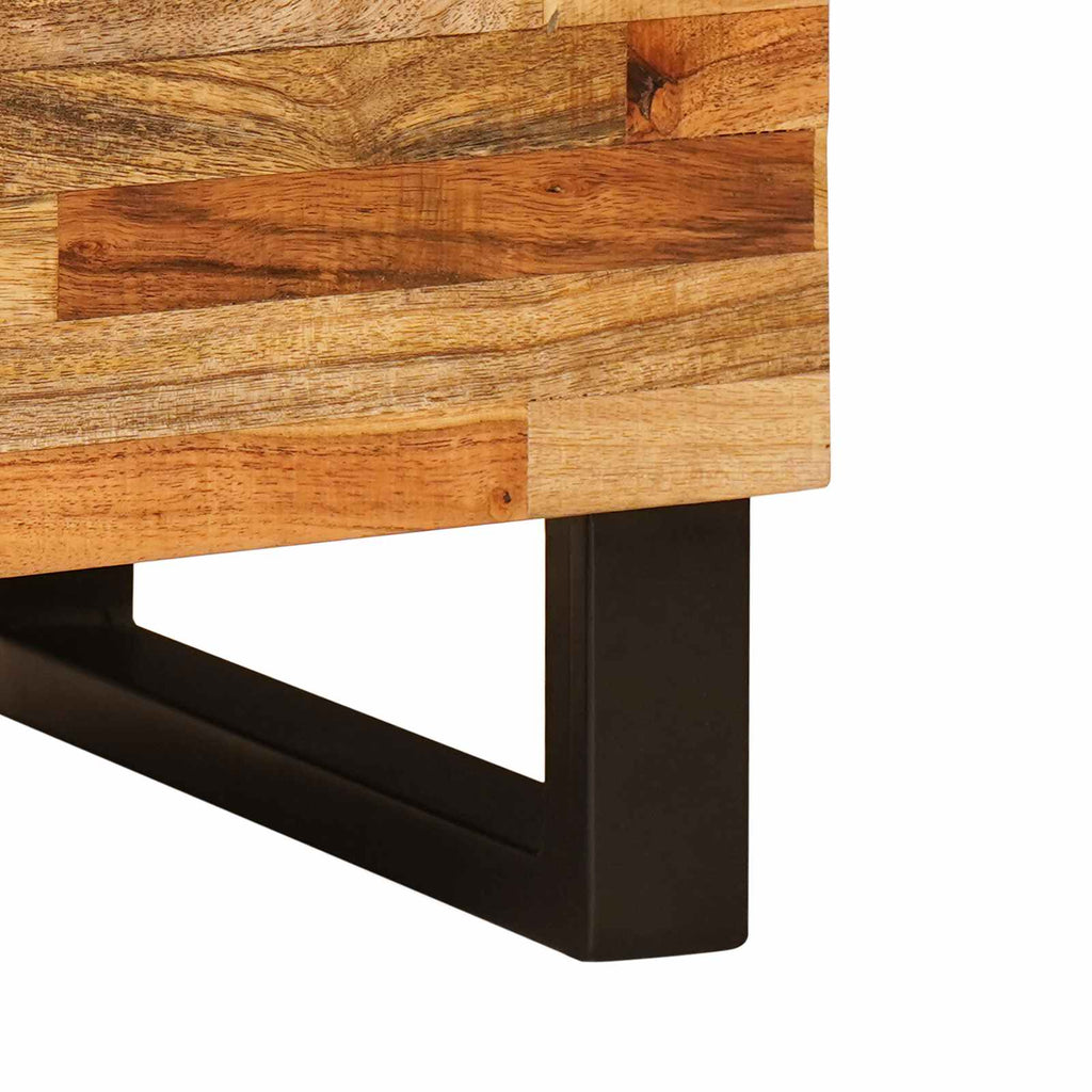 vidaXL Szafka pod telewizor Brązowy 105 x 33 x 46 cm Drewno z mango