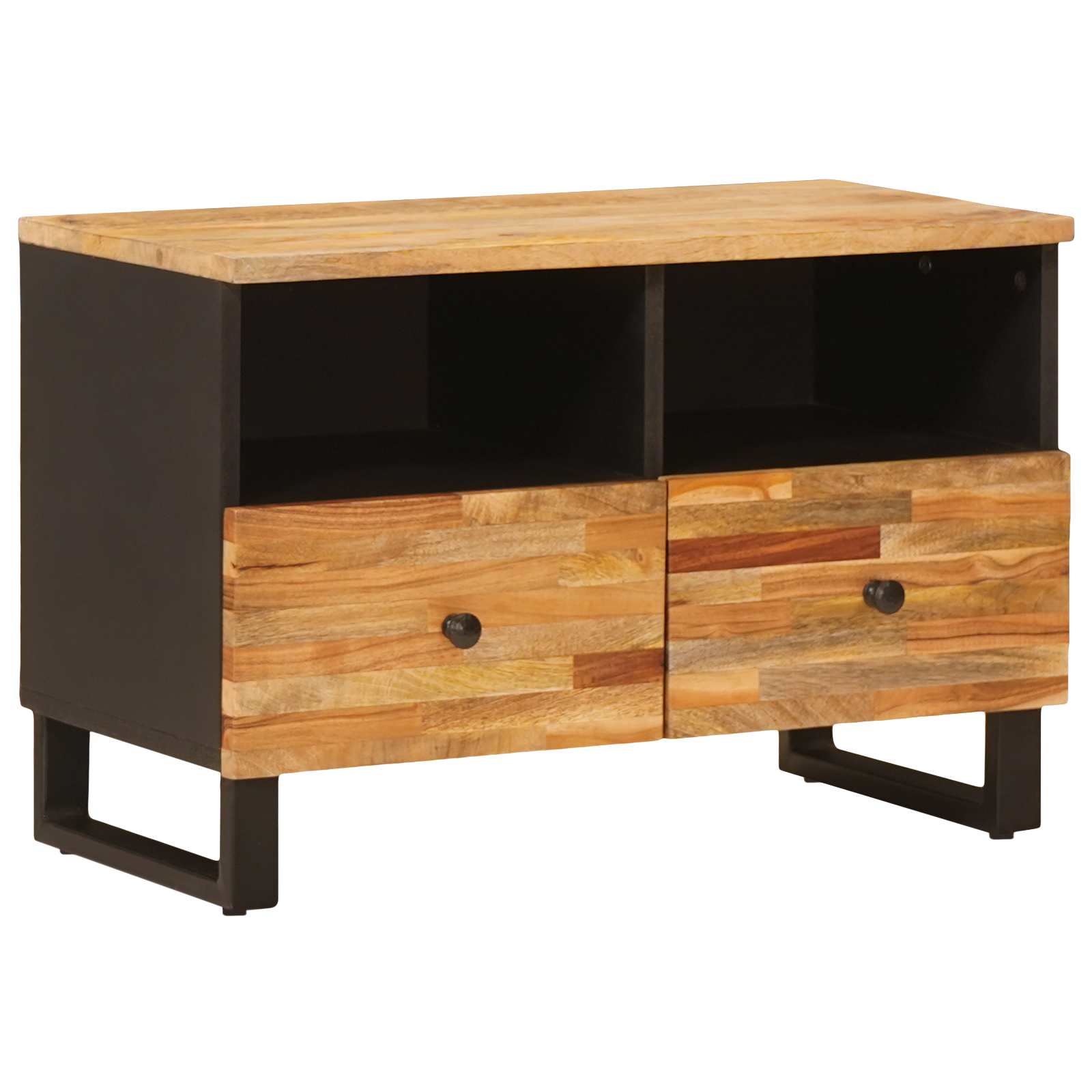 vidaXL Szafka pod telewizor Brązowy 70 x 33 x 46 cm Drewno z mango