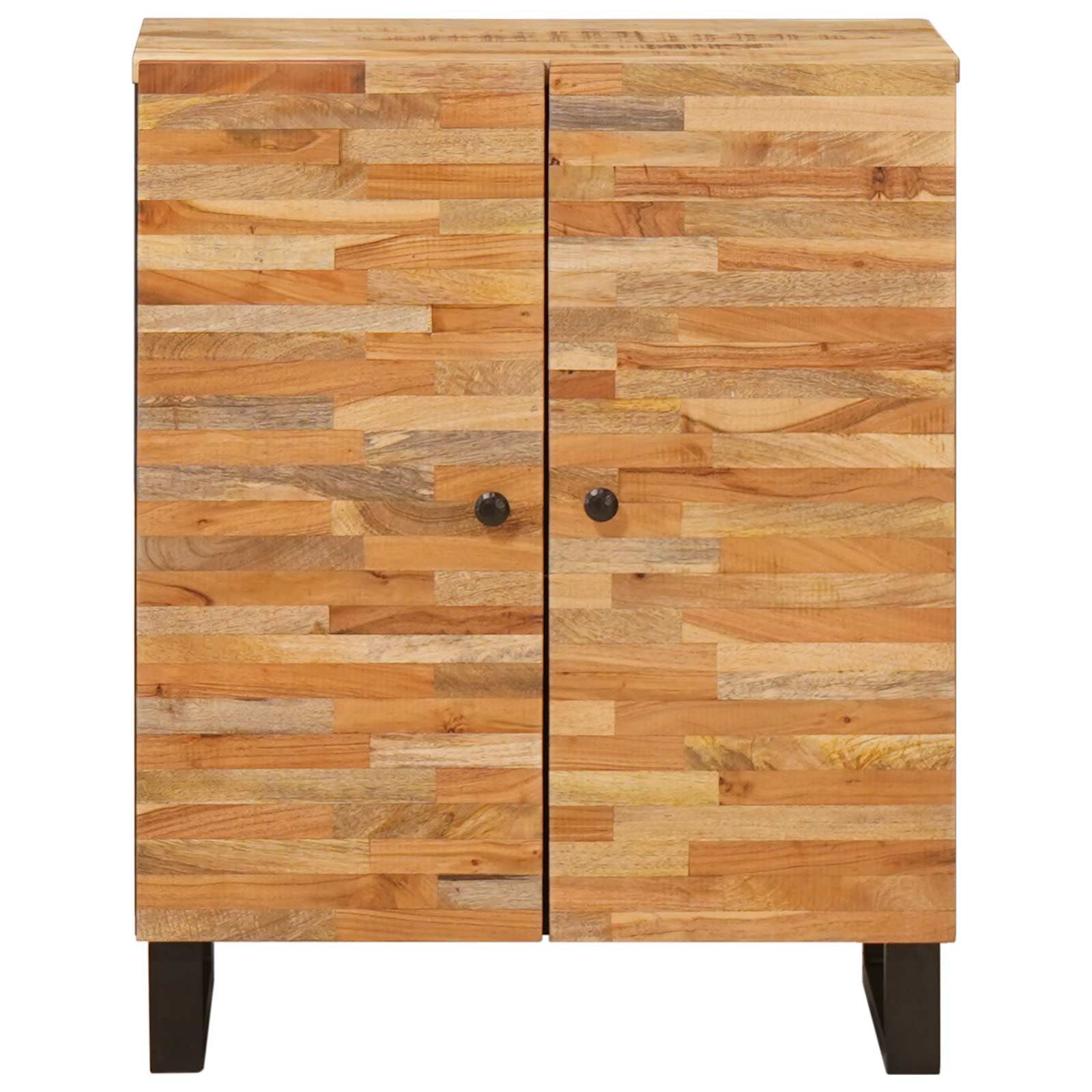vidaXL Kredens z Przechowalnią Brązowy 60 x 33 x 75 cm Drewno z mango