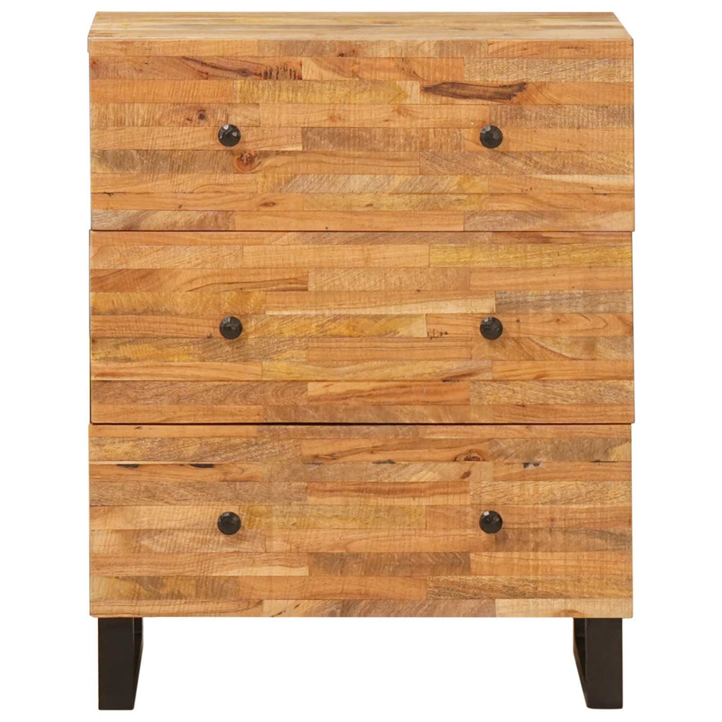 vidaXL Kredens z Przechowalnią Brązowy 60 x 33 x 75 cm Drewno z mango