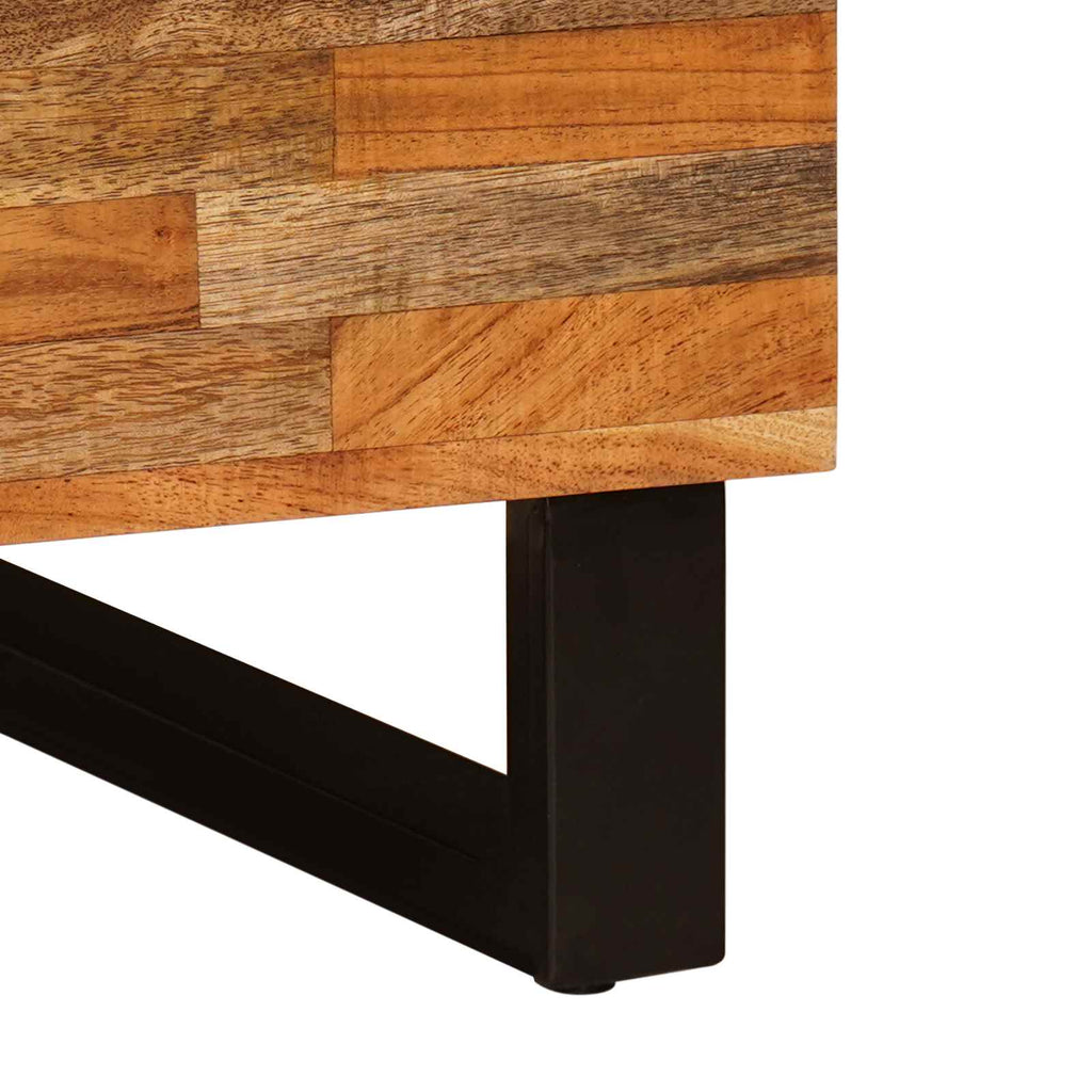 vidaXL Stolik kawowy Brązowy 80 x 50 x 40 cm Drewno z mango