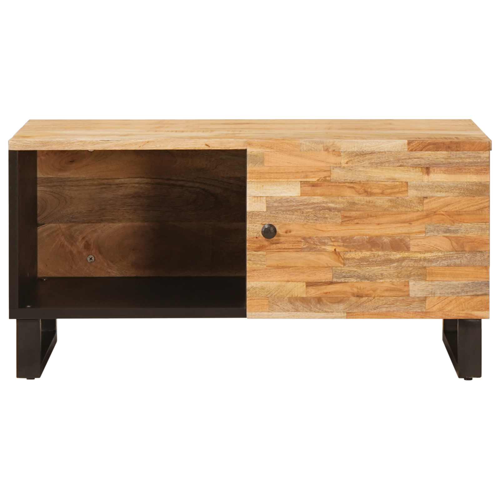 vidaXL Stolik kawowy Brązowy 80 x 50 x 40 cm Drewno z mango