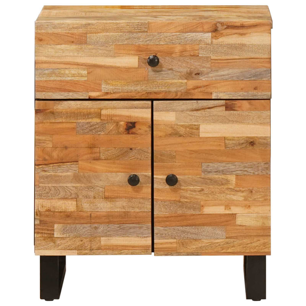 vidaXL Szafka łóżkowa Brązowy 50 x 33 x 60 cm Drewno z mango