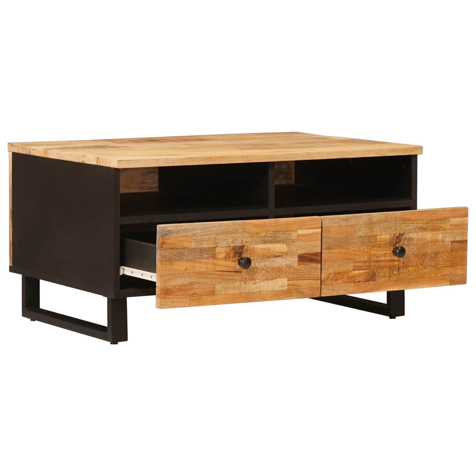 vidaXL Stolik kawowy z szufladą Brązowy 80 x 54 x 40 cm Drewno z mango