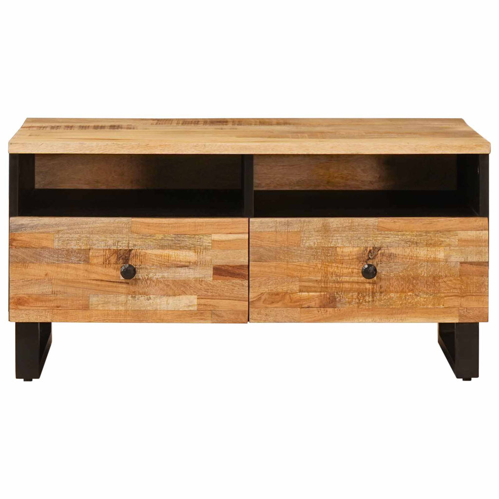 vidaXL Stolik kawowy z szufladą Brązowy 80 x 54 x 40 cm Drewno z mango