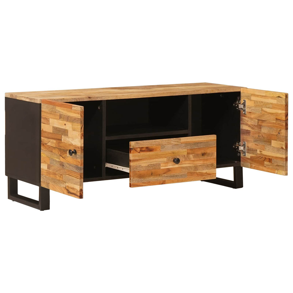 vidaXL Szafka pod telewizor Brązowy 105 x 33 x 46 cm Drewno z mango