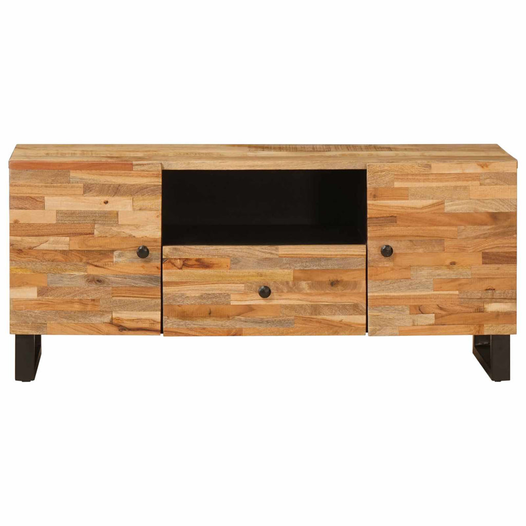 vidaXL Szafka pod telewizor Brązowy 105 x 33 x 46 cm Drewno z mango