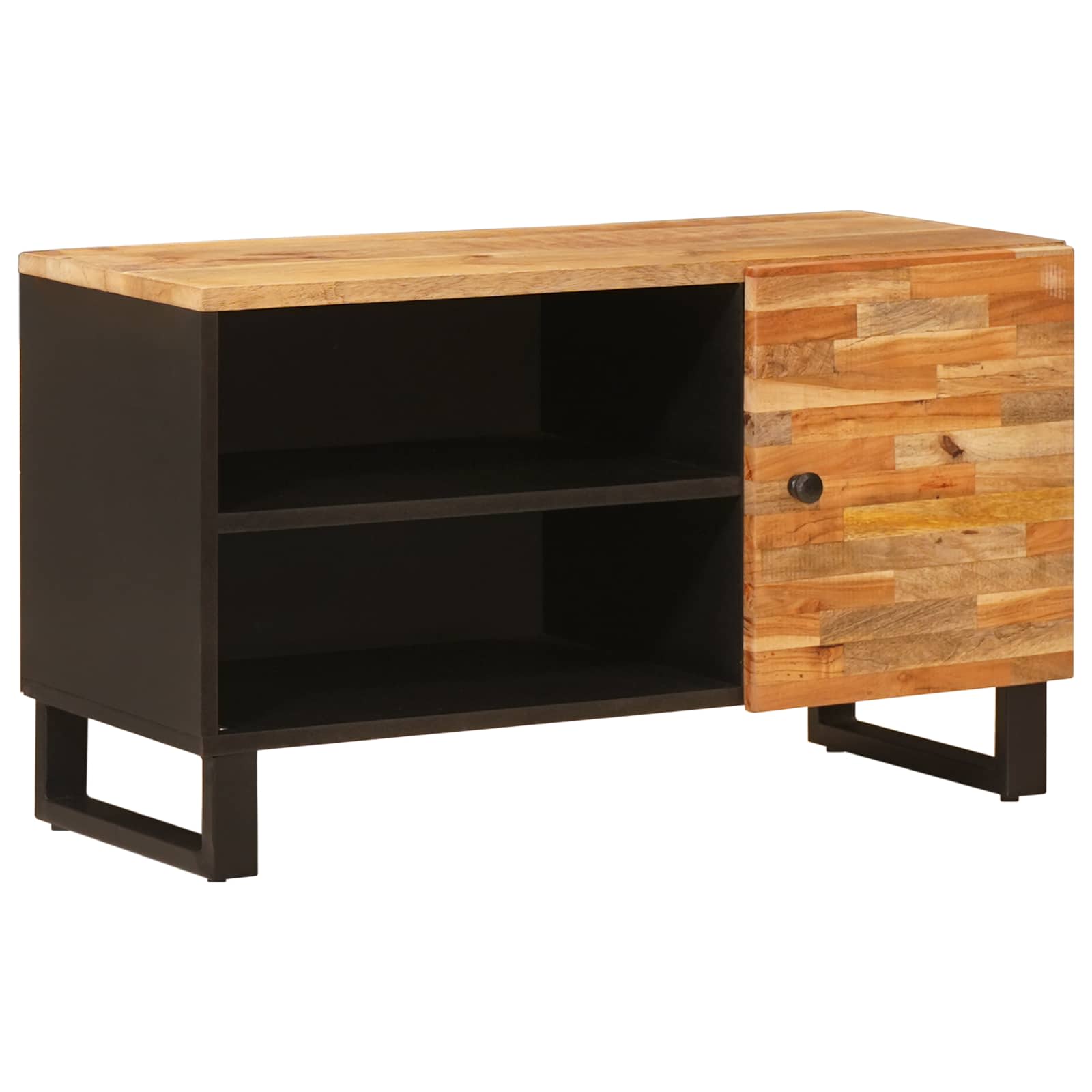 vidaXL Szafka pod telewizor Brązowy 80 x 33 x 46 cm Drewno z mango