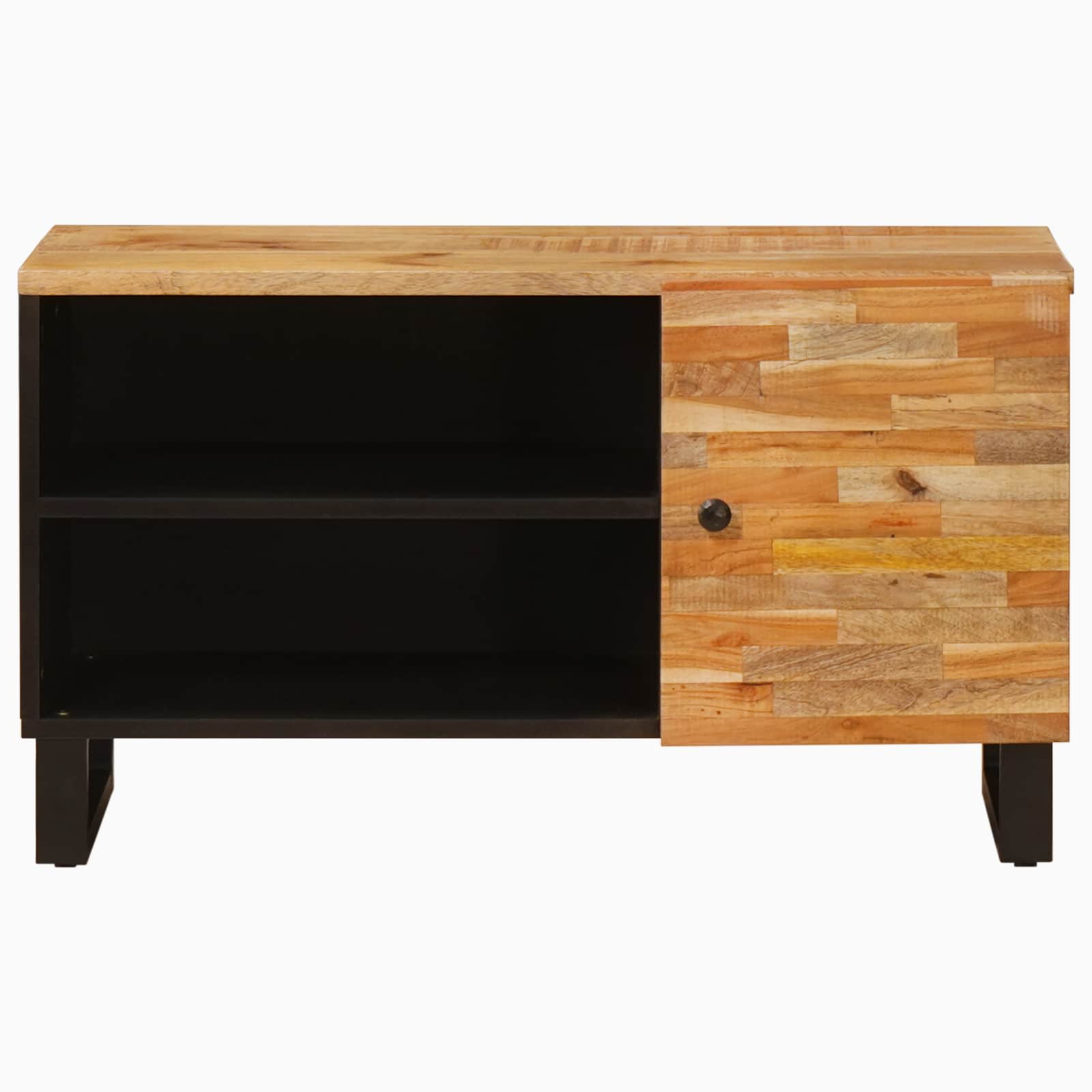 vidaXL Szafka pod telewizor Brązowy 80 x 33 x 46 cm Drewno z mango