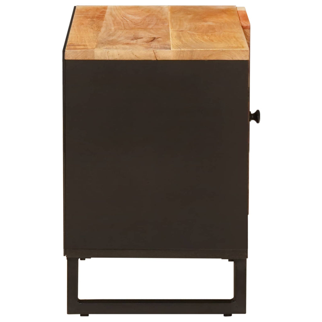 vidaXL Szafka pod telewizor Brązowy 80 x 33 x 46 cm Drewno z mango