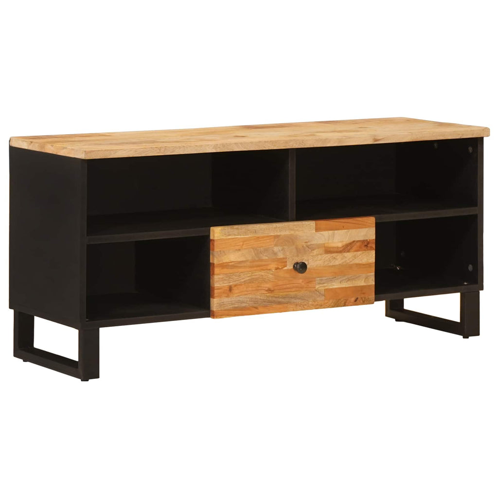 vidaXL Szafka pod telewizor Brązowy 100 x 33 x 46 cm Drewno z mango