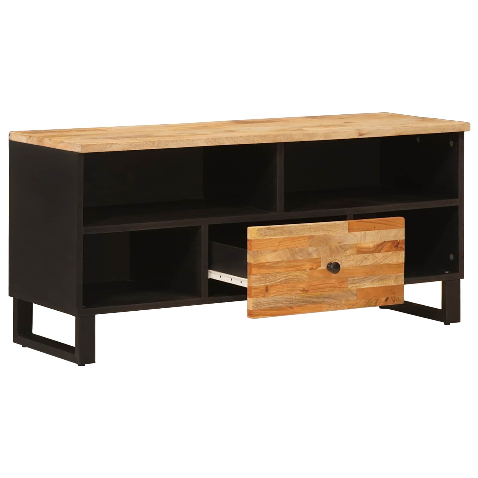 vidaXL Szafka pod telewizor Brązowy 100 x 33 x 46 cm Drewno z mango