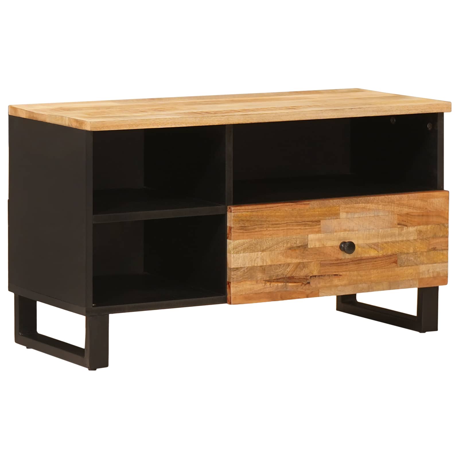 vidaXL Szafka pod telewizor Brązowy 80 x 33 x 46 cm Drewno z mango