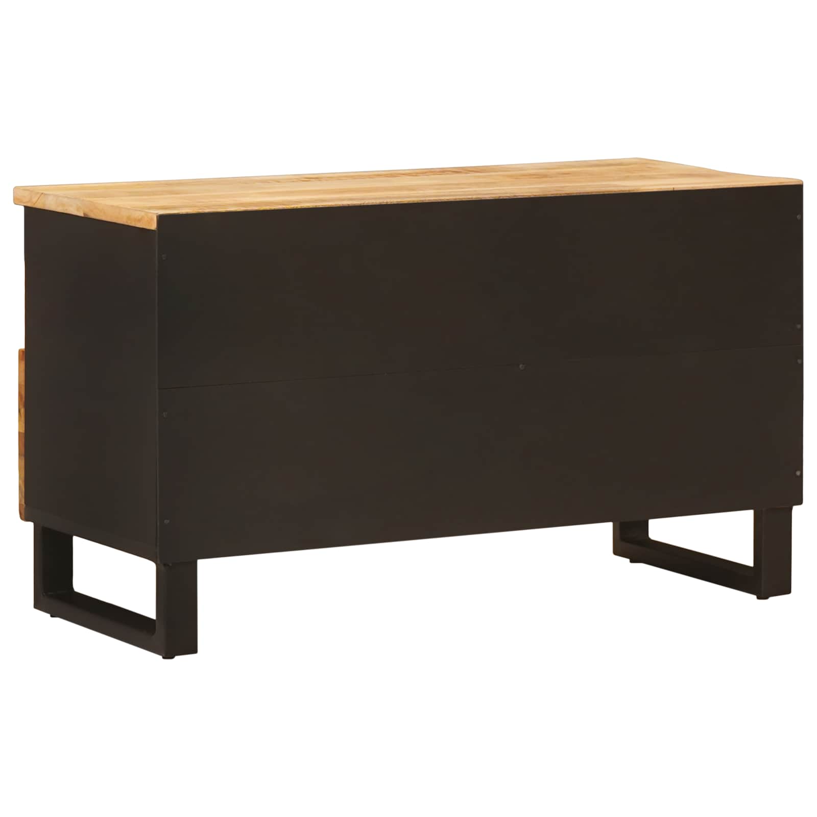 vidaXL Szafka pod telewizor Brązowy 80 x 33 x 46 cm Drewno z mango