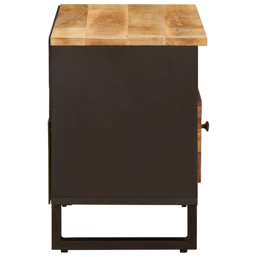 vidaXL Szafka pod telewizor Brązowy 80 x 33 x 46 cm Drewno z mango