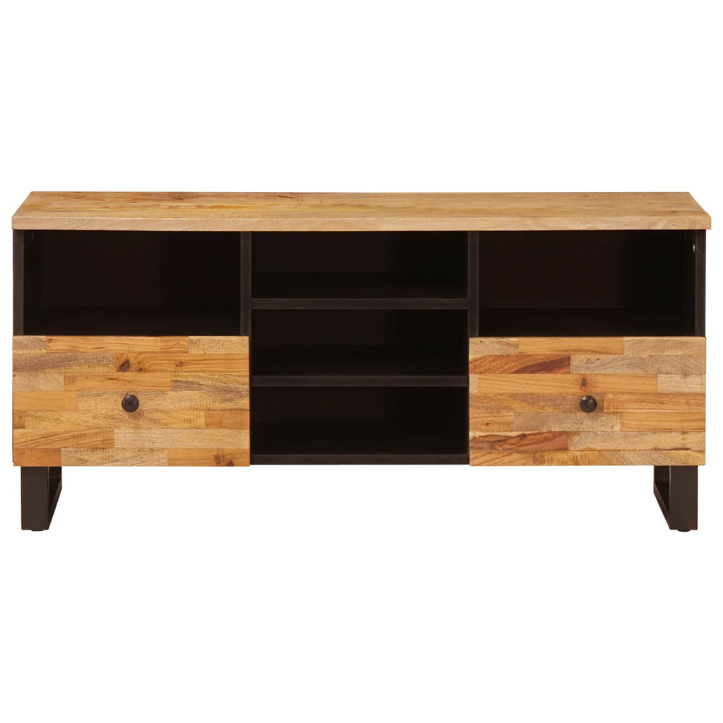 vidaXL Szafka pod telewizor z szufladą Corona Brązowy 100 x 33 x 46 cm