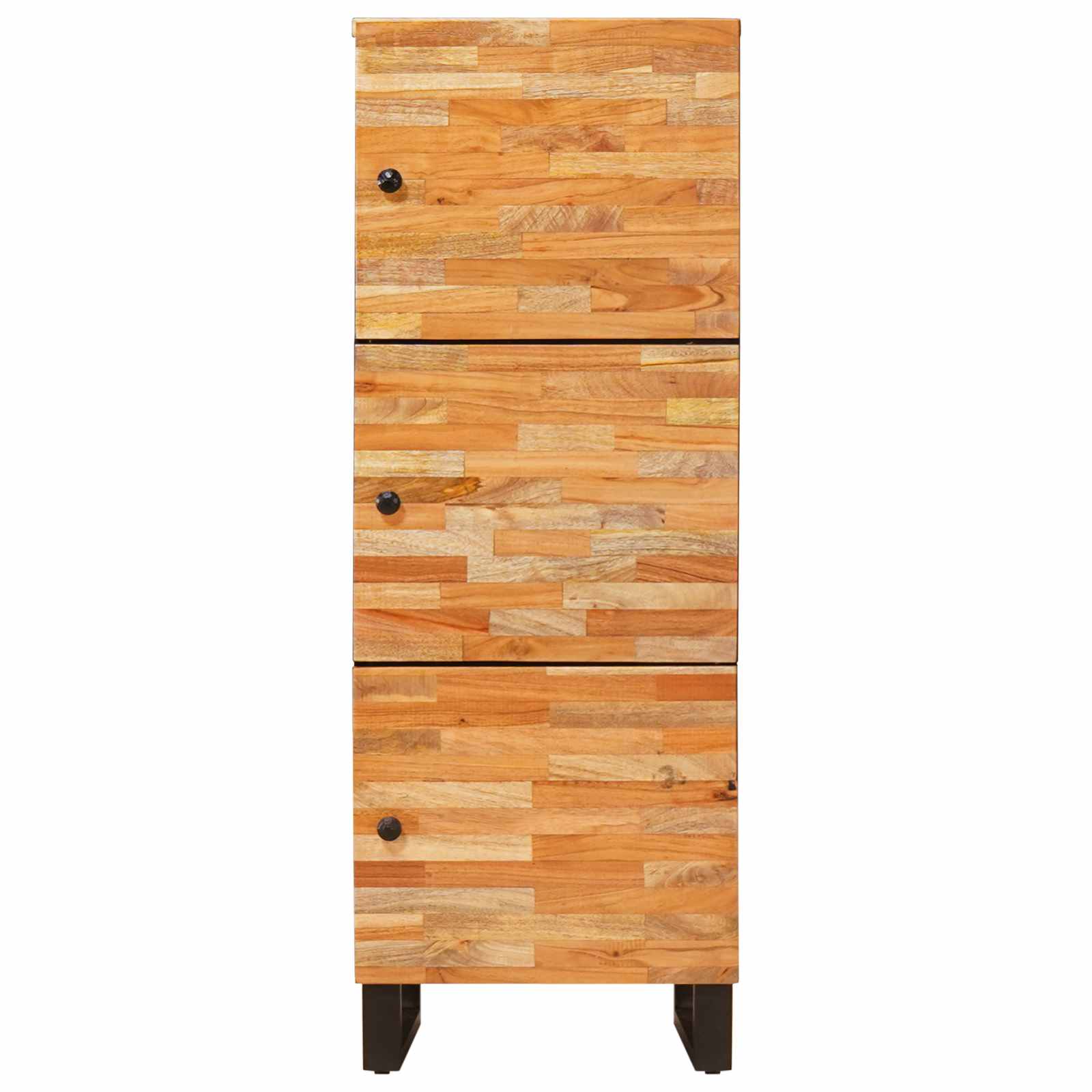 vidaXL Wysoka szafka przechowawcza z półką Brązowy 40 x 33 x 110 cm