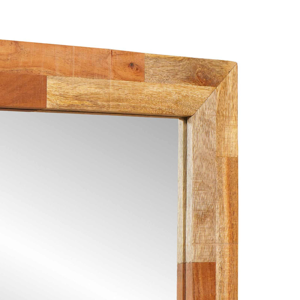 vidaXL Lustro łazienkowe Z lustrem Dąb rzemieślniczy 50 x 70 x 2,5 cm