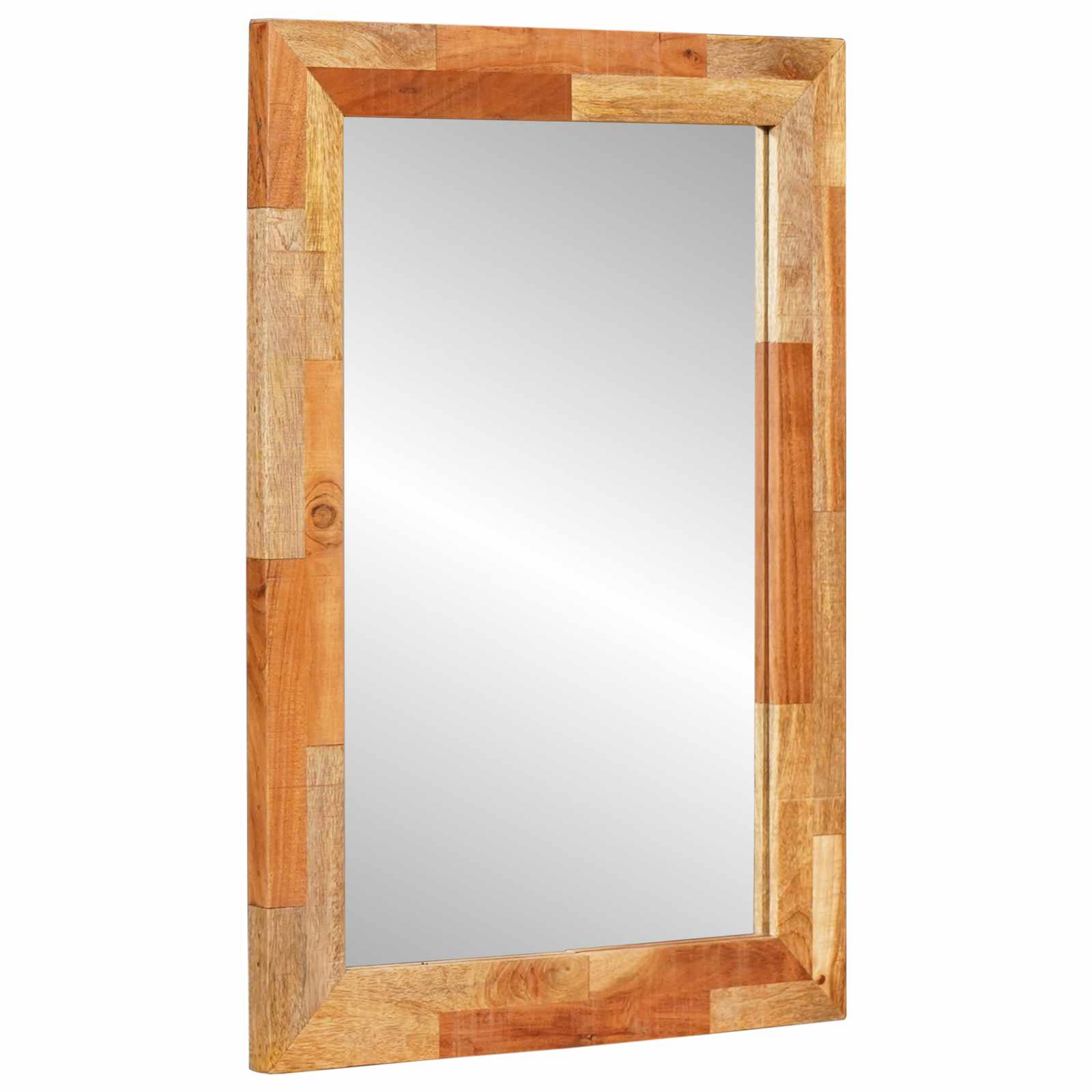 vidaXL Lustro łazienkowe Z lustrem Dąb rzemieślniczy 50 x 70 x 2,5 cm