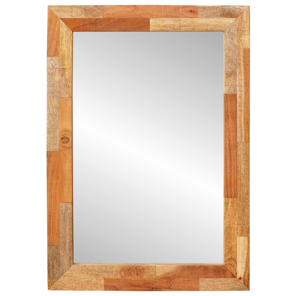 vidaXL Lustro łazienkowe Z lustrem Dąb rzemieślniczy 50 x 70 x 2,5 cm