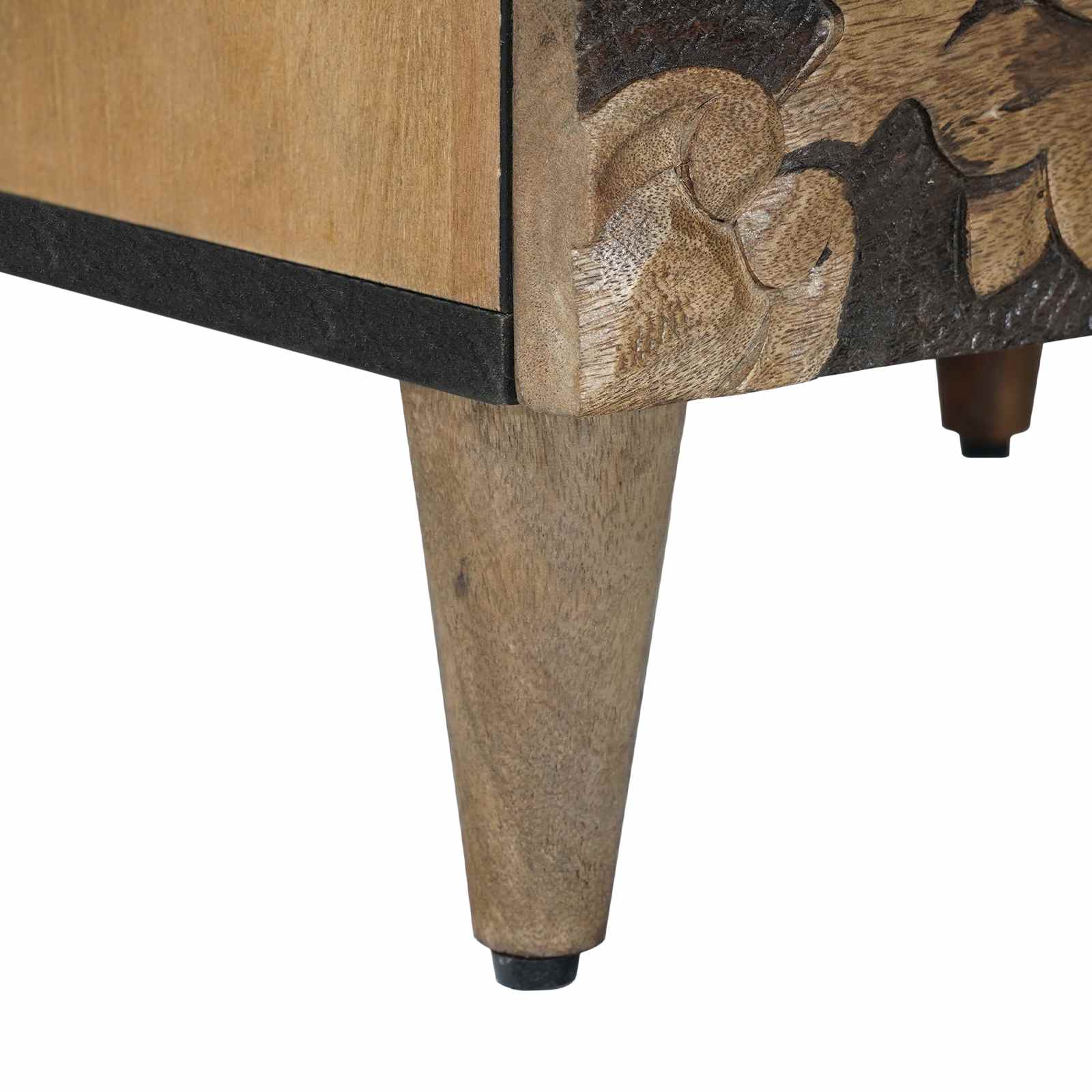 vidaXL Szafka Nocna 2 pcs Brązowy 40 x 33,5 x 46 cm Drewno z mango