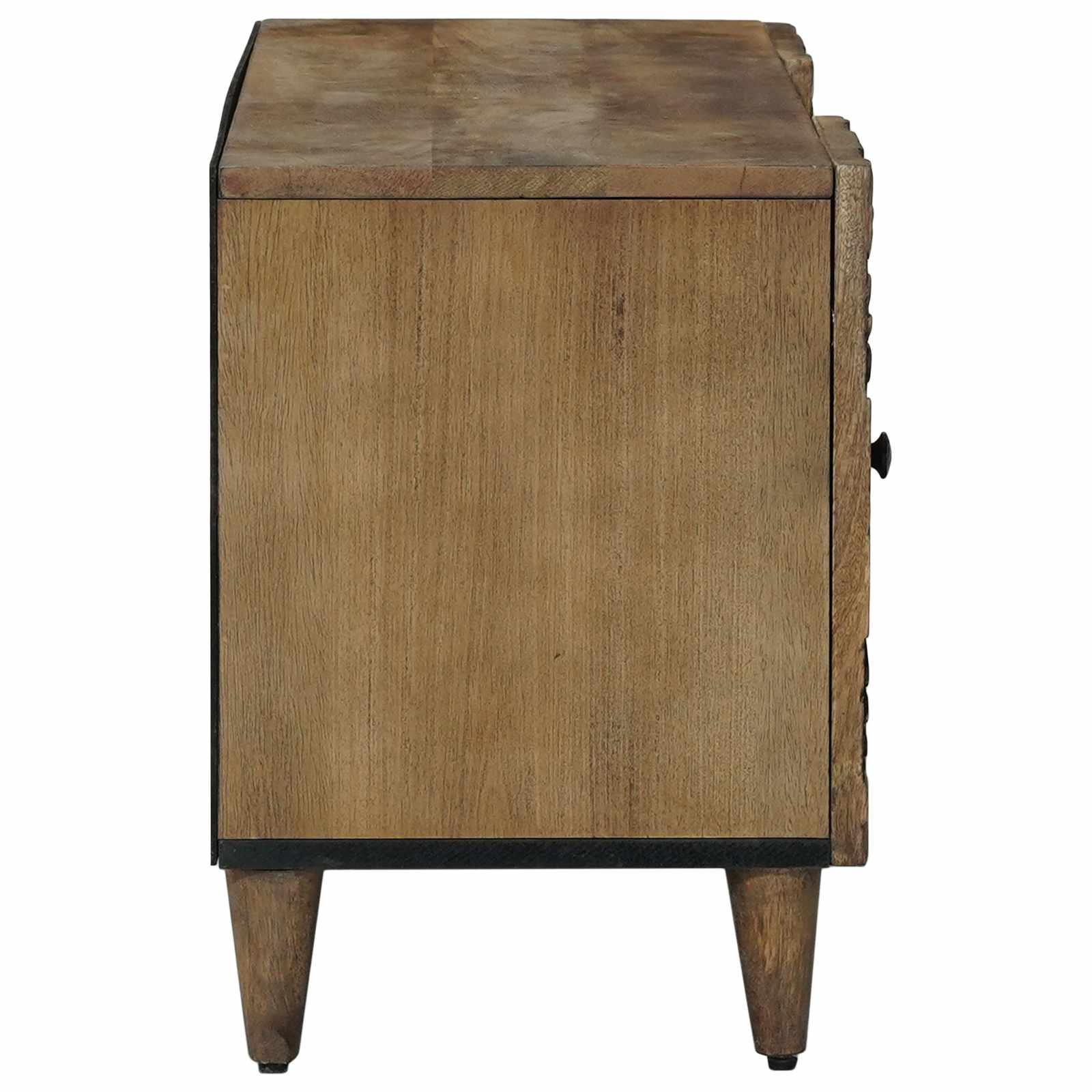 vidaXL Szafka pod telewizor Brązowy 105 x 33,5 x 46 cm Drewno z mango
