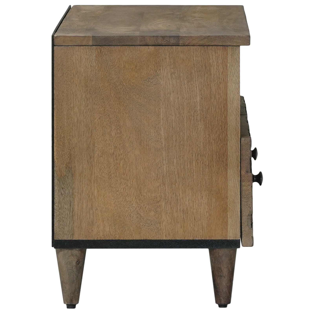 vidaXL Szafka pod telewizor Brązowy 70 x 33,5 x 46 cm Drewno z mango
