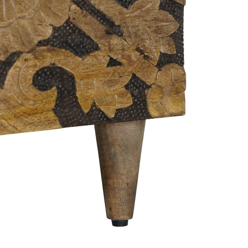 vidaXL Stolik kawowy Brązowy 80 x 50 x 40 cm Drewno z mango