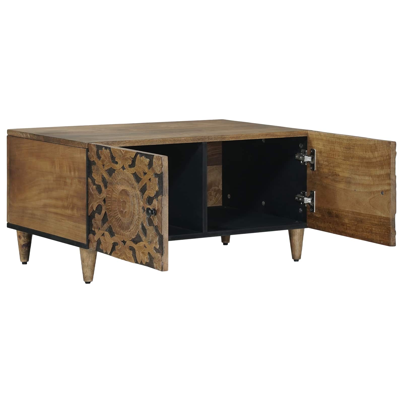 vidaXL Stolik kawowy Brązowy 80 x 50 x 40 cm Drewno z mango