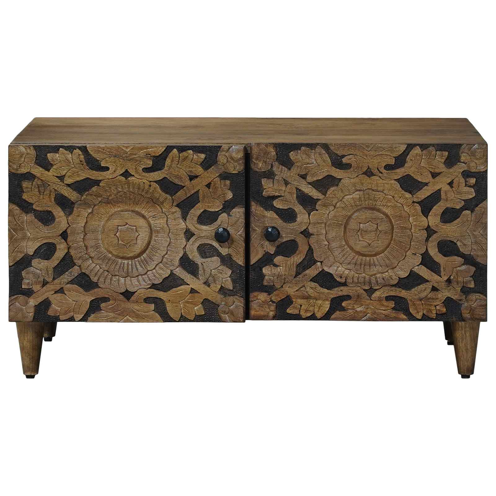 vidaXL Stolik kawowy Brązowy 80 x 50 x 40 cm Drewno z mango