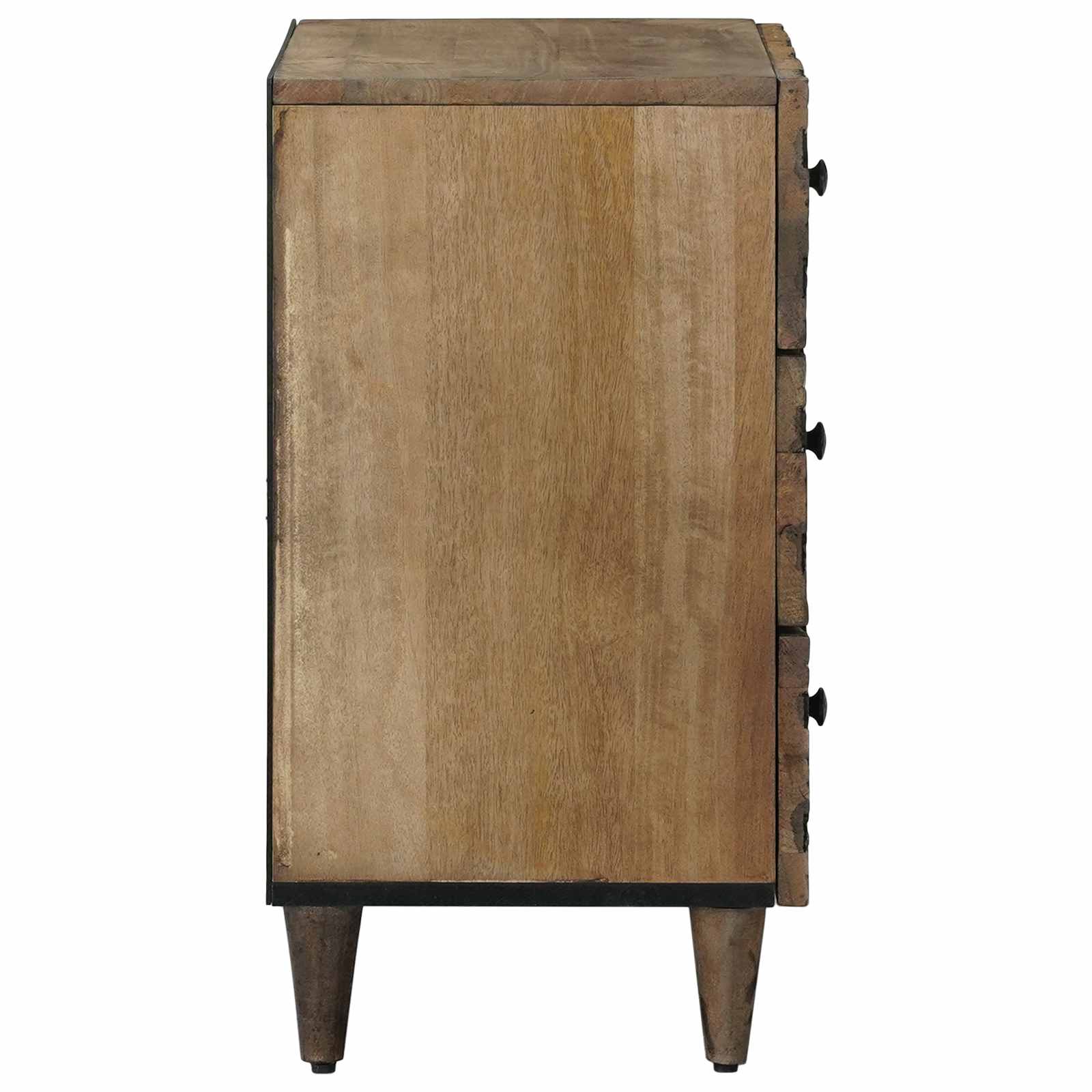 vidaXL Szafka łóżkowa Brązowy 50 x 33 x 60 cm Drewno z mango
