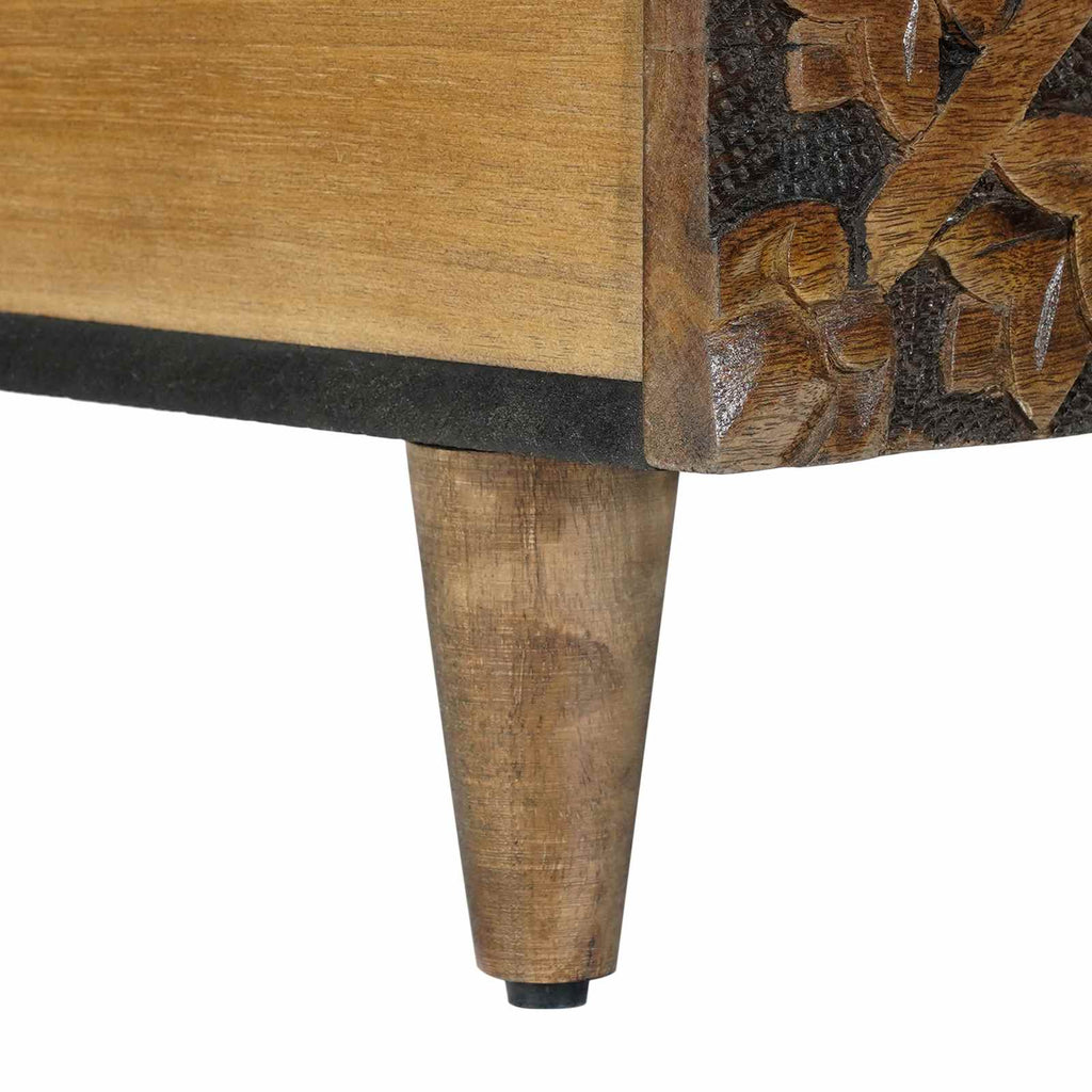 vidaXL Stolik kawowy Brązowy 100 x 54 x 40 cm Drewno z mango