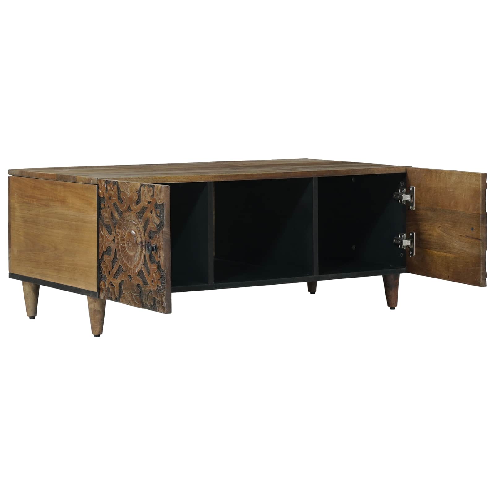 vidaXL Stolik kawowy Brązowy 100 x 54 x 40 cm Drewno z mango