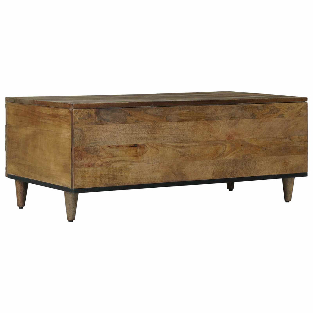 vidaXL Stolik kawowy Brązowy 100 x 54 x 40 cm Drewno z mango