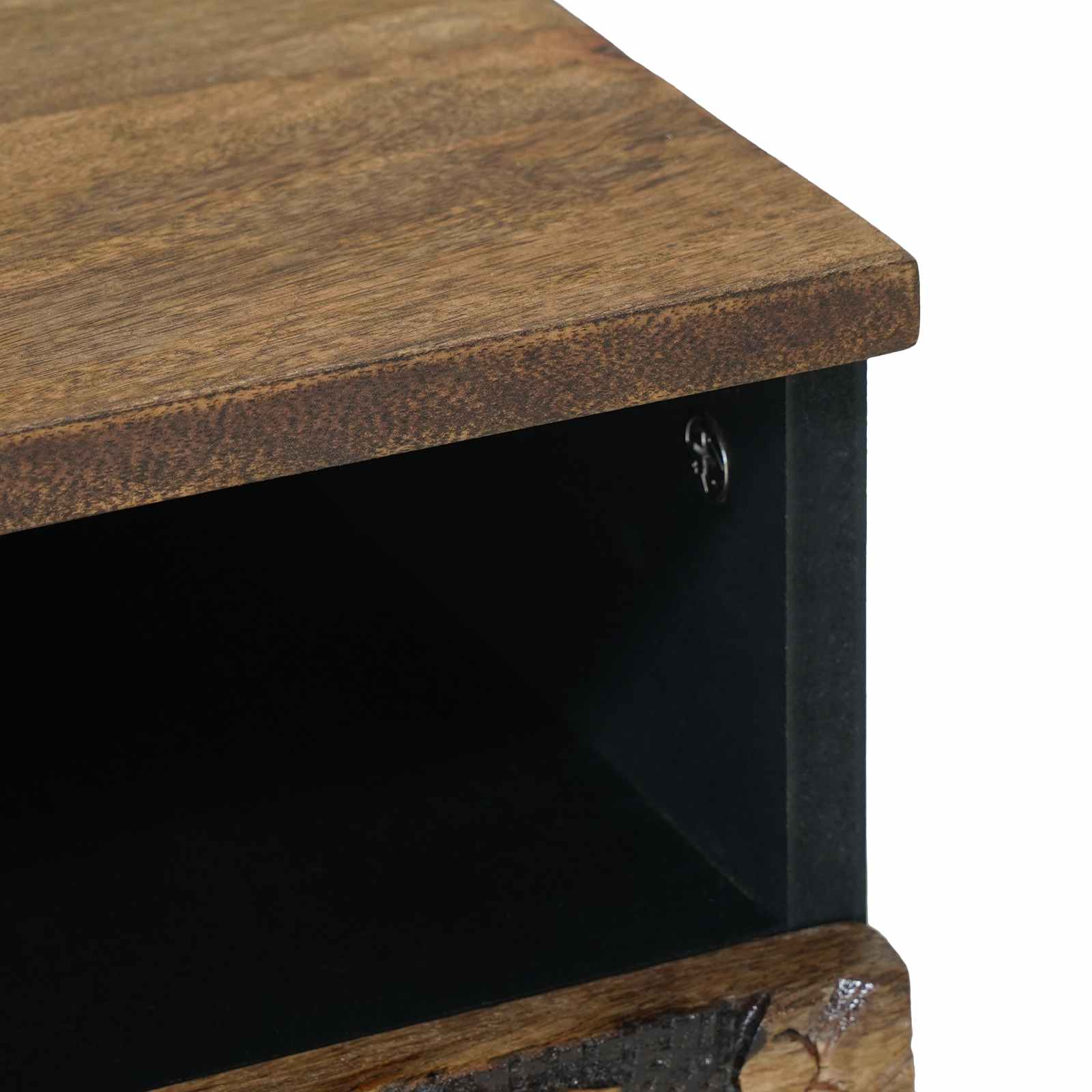 vidaXL Stolik kawowy z szufladą Brązowy 80 x 54 x 40 cm Drewno z mango