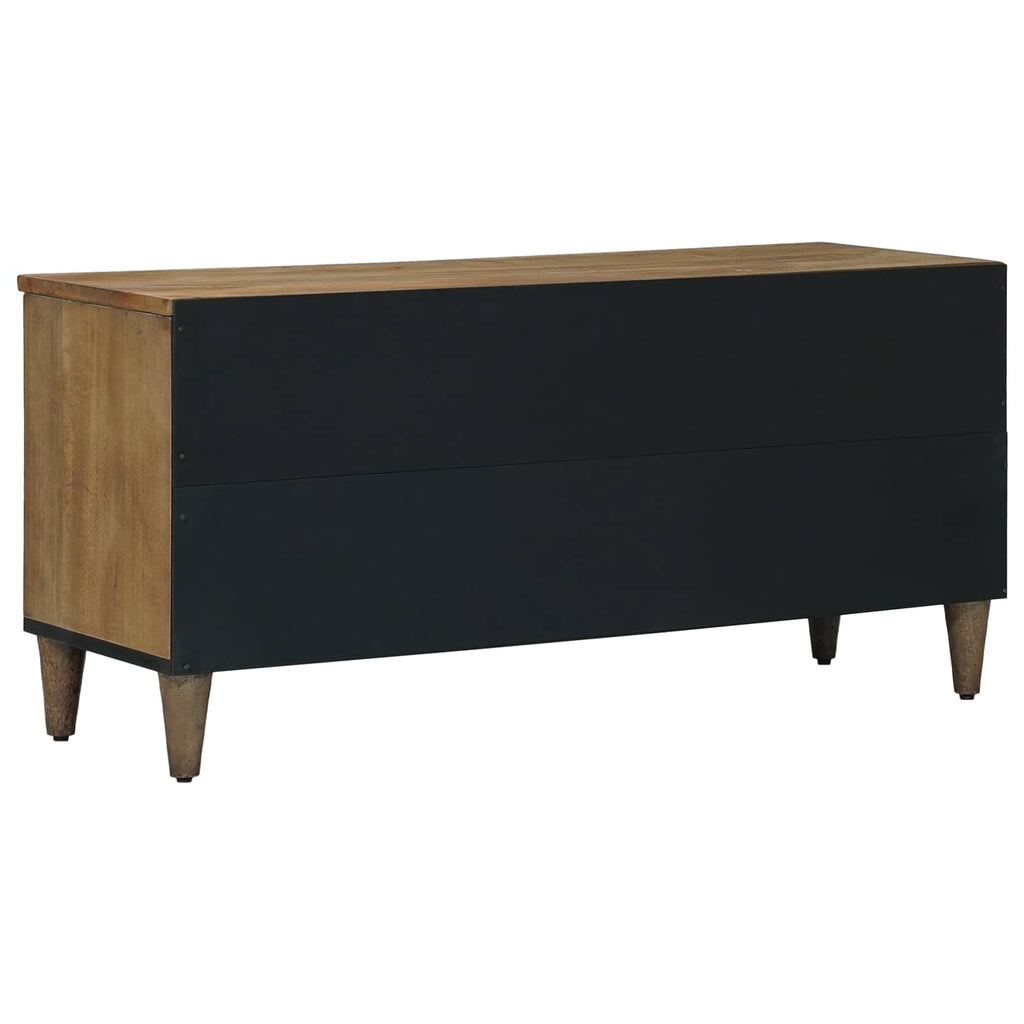 vidaXL Szafka pod telewizor Brązowy 100 x 33,5 x 46 cm Drewno z mango