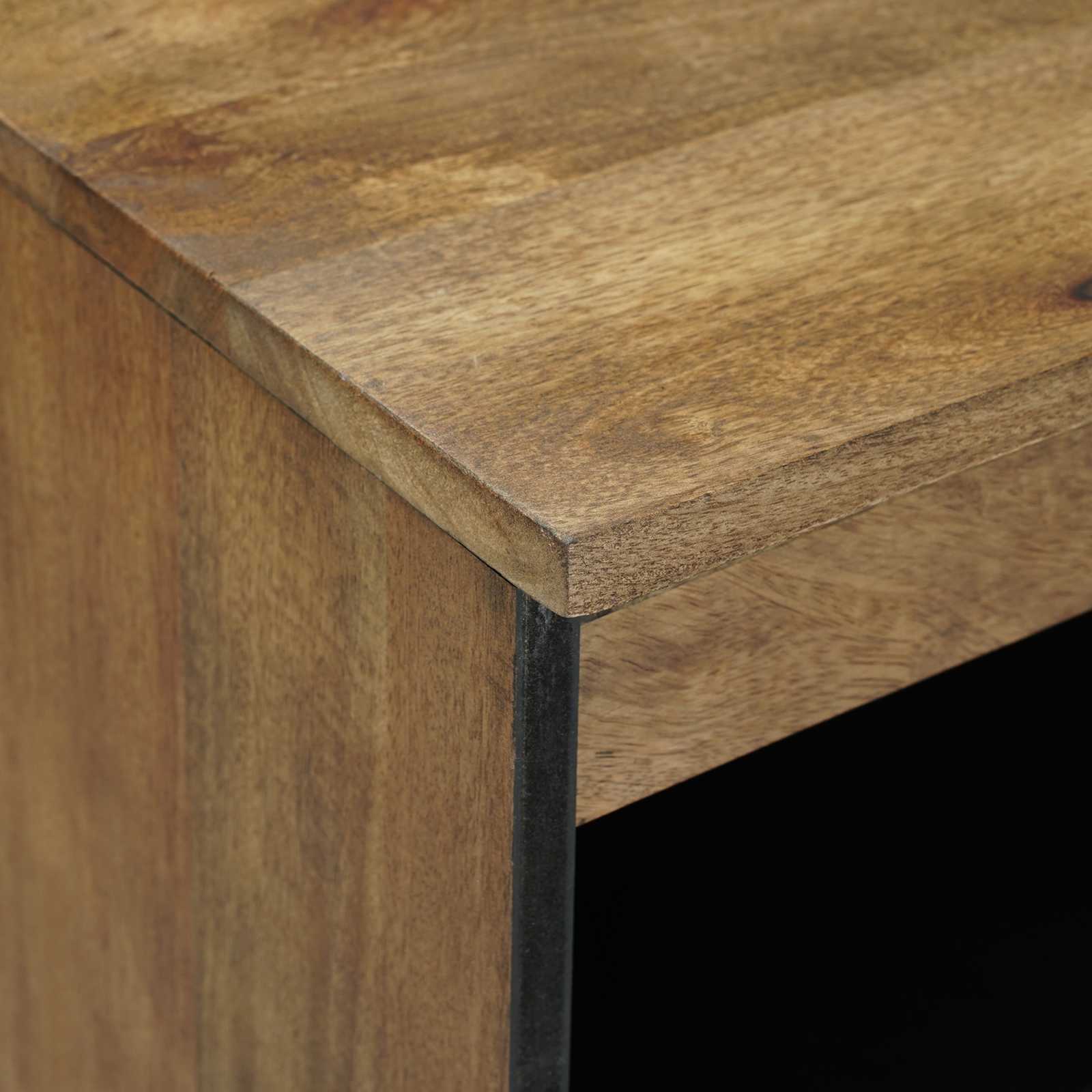 vidaXL Bufet z drzwiami Brązowy 60 x 33,5 x 75 cm Drewno z mango