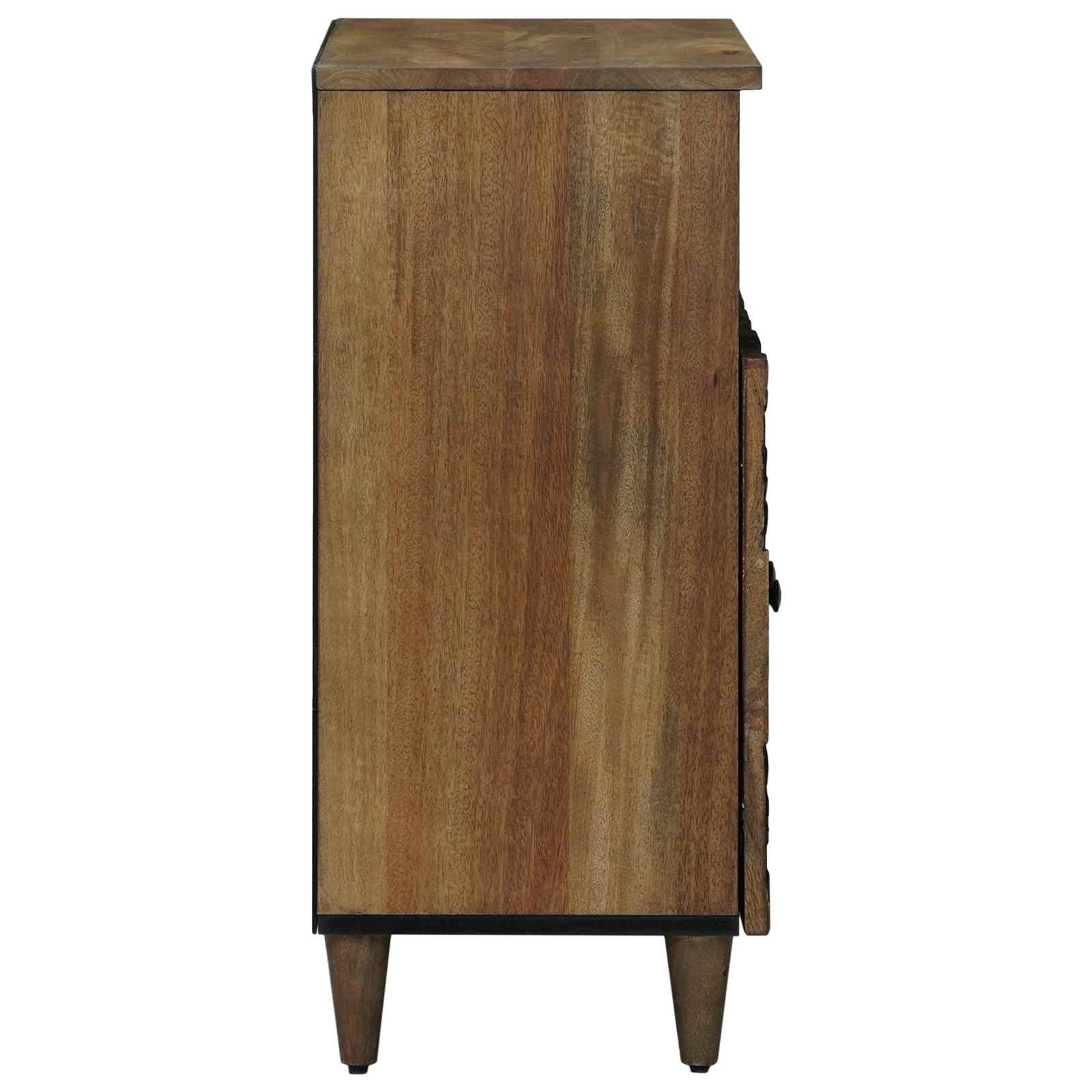 vidaXL Bufet z drzwiami Brązowy 60 x 33,5 x 75 cm Drewno z mango