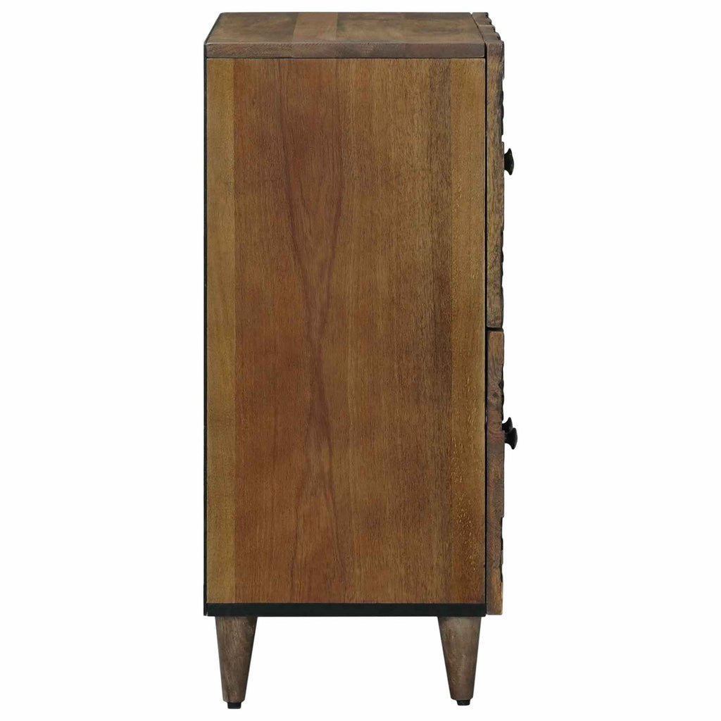 vidaXL Bufet z drzwiami Brązowy 60 x 33,5 x 75 cm Drewno z mango