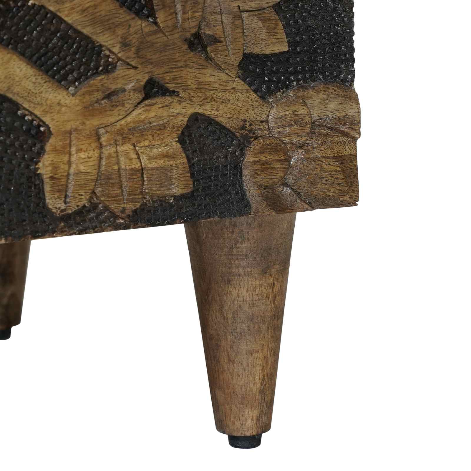 vidaXL Bufet z drzwiami Brązowy 80 x 33,5 x 75 cm Drewno z mango