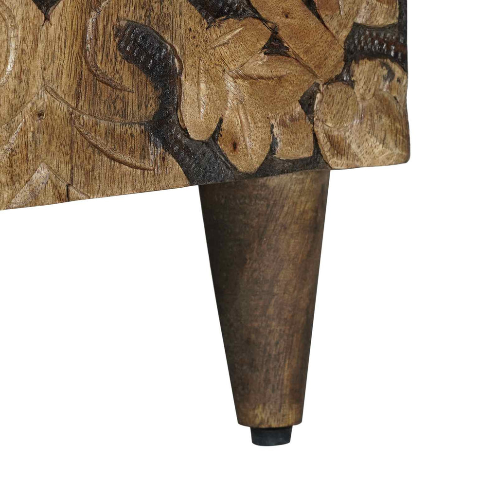 vidaXL Bufet z półką Brązowy 90 x 33,5 x 75 cm Drewno z mango
