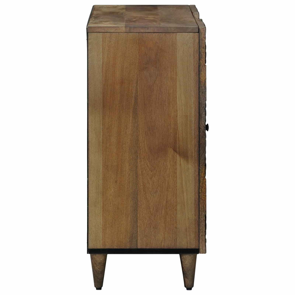 vidaXL Bufet z półką Brązowy 90 x 33,5 x 75 cm Drewno z mango
